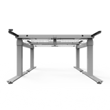 AGILE DUO 2.2C White c/w Bamboo Rectangle Desk Top