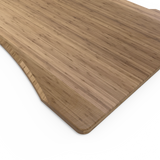 UNITY 2.2 White c/w Bamboo Desk Tops - Sit Stand Double Adjustable Bench