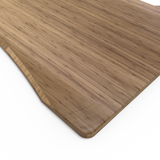 UNITY 2.2 White c/w Bamboo Desk Tops - Sit Stand Double Adjustable Bench