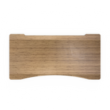 AGILE DUO 2.2C White c/w Bamboo Rectangle Desk Top