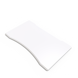 AGILE DUO 2.2C White c/w VF Soft Edge Ergo Desk Tops