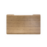 AGILE DUO 2.2C White c/w Bamboo Rectangle Desk Top