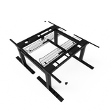 AGILE DUO 2.2C Black c/w VF Soft Edge Ergo Desk Tops
