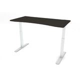 FLAIR 1.1 White c/w VF Ergo Desk Top - Height Adjustable Desk