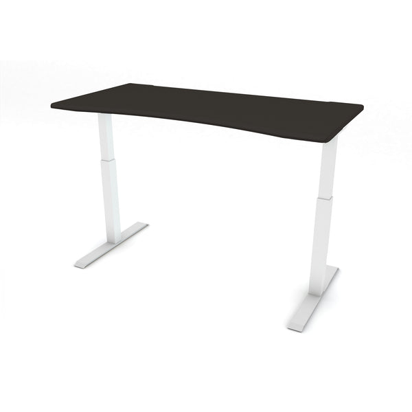 FLAIR 1.1 White c/w VF Ergo Desk Top - Height Adjustable Desk