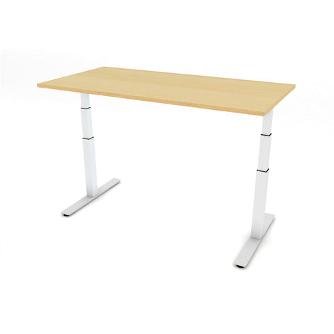 AGILE 1.2 White c/w MFC Desk Top