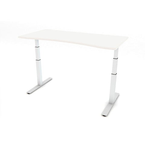 AGILE 1.2 White c/w VF Ergo Desk Top