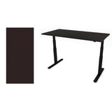 AGILE 1.2 Black c/w MFC Desk Top - Sit-Stand Adjustable Desk