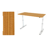 Bamboo Rectangle Table Top Shark Nose Profile