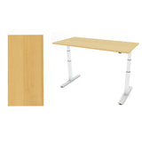 AGILE 1.2 White c/w MFC Desk Top