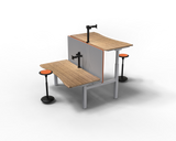 UNITY 2.2 - Sit-Stand Duo Desk System