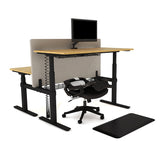 AGILE DUO 2.2C Black c/w MFC Desk Tops