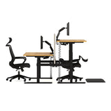 AGILE DUO 2.2C Black c/w MFC Desk Tops