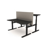 AGILE DUO 2.2C White c/w MFC Desk Tops