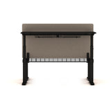 AGILE DUO 2.2C Black c/w VF Soft Edge Ergo Desk Tops