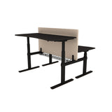 AGILE DUO 2.2C White c/w MFC Desk Tops