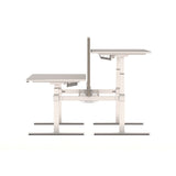 AGILE DUO 2.2C White c/w MFC Desk Tops