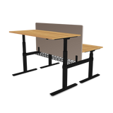 AGILE DUO 2.2C Black c/w MFC Desk Tops