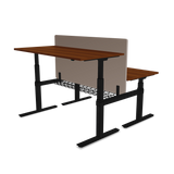 AGILE DUO 2.2C Black c/w MFC Desk Tops