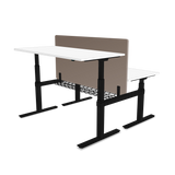 AGILE DUO 2.2C Black c/w MFC Desk Tops
