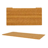 AGILE 1.2 White c/w  Bamboo Rectangle Desk Top