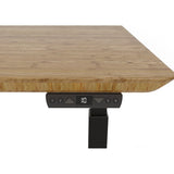 Bamboo Rectangle Table Top Shark Nose Profile