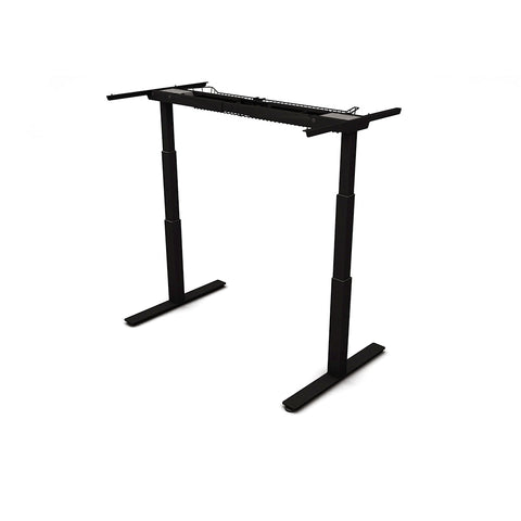 AGILE 1.2 Black - FRAME ONLY - Sit-Stand adjustable Desk