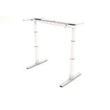 AGILE 1.2 White c/w Bamboo Ergo Desk Top