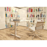 AGILE 1.2 White c/w MFC Desk Top
