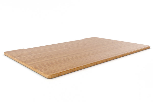 Bamboo Rectangle Table Top Flat Edge Profile