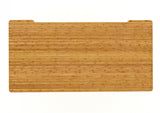 Bamboo Rectangle Table Top Shark Nose Profile