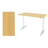 FLAIR 1.1 White c/w MFC Desk Top -