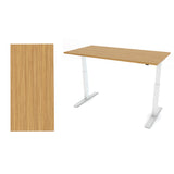 FLAIR 1.1 White c/w MFC Desk Top -