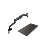 Health & Wellbeing Combo; Gas Spring Monitor Arm and Anti-fatigue Mat