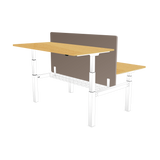 Inter-Bench Round Profile Lightweight Privacy Screen (Height 780mm)