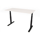 AGILE 1.2 Black c/w MFC Desk Top - Sit-Stand Adjustable Desk
