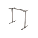 BREEZE 1.2L Silver Grey c/w Bamboo Rectangle Desk Top